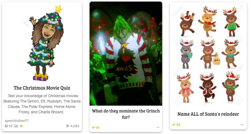 The Christmas Movie Quiz Screenshot
