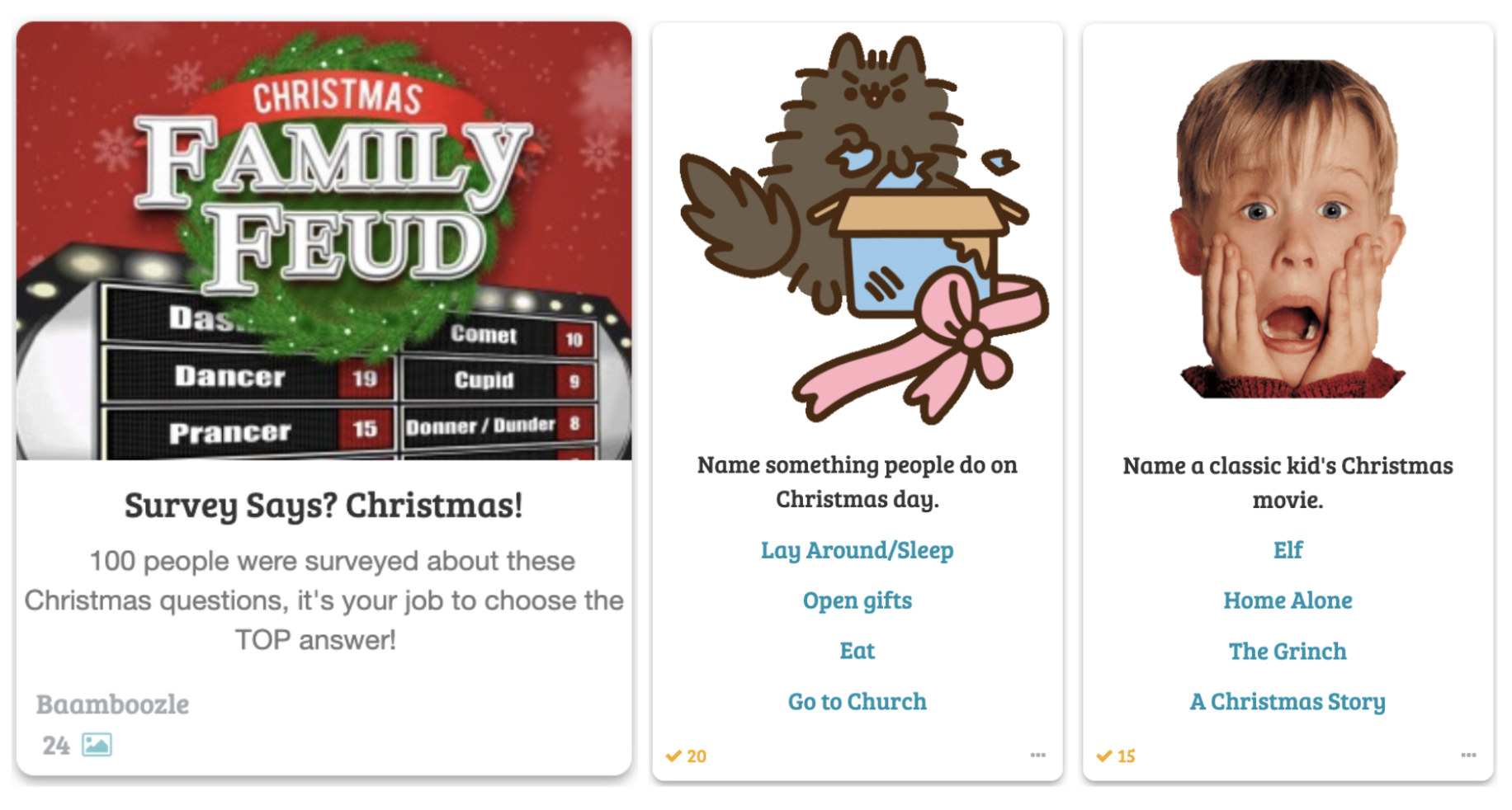 Survey Says? Christmas preview